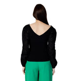 Only Black Cotton Sweatshirt